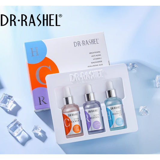 Paquete De 3: Set Completo De Suero Facial Dr. Rashel