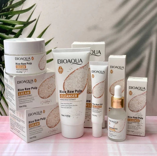 Kit completo Rutina Facial Oriental de Arroz BIOAQUA