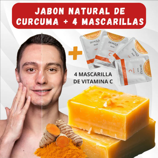 JABON DE CURCUMA + MASCARILLA